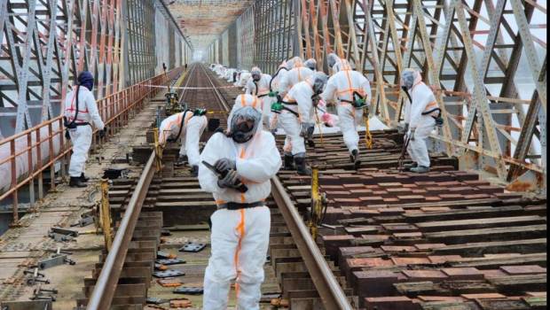 Intervention de MN Environnement sur une infrastructure ferroviaire