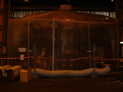 Retrait de fibres céramiques à la SNECMA — vue 4